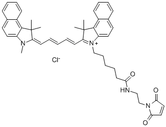 Cy5.5 maleimide structure
