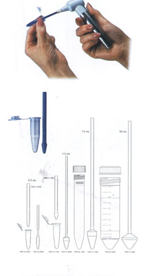 Kimble研磨槌 749516-0500槌 0.5ml 制作材料SS不锈钢槌