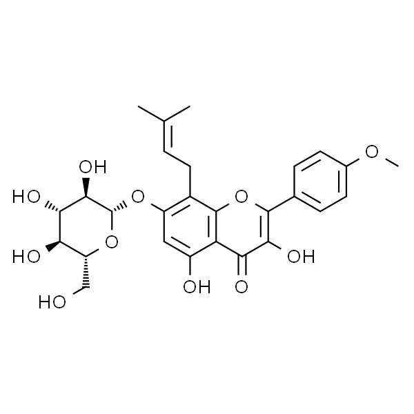 Anhydroicaritin-7-O-glucoside；淫羊藿次苷I