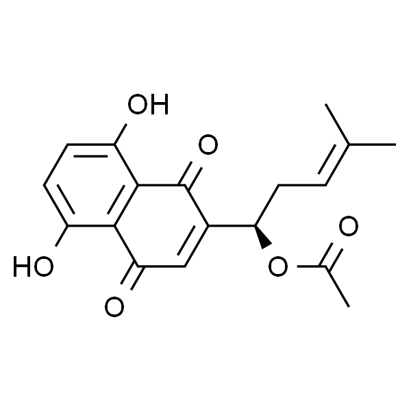 Acetylshikonin；乙酰紫草素