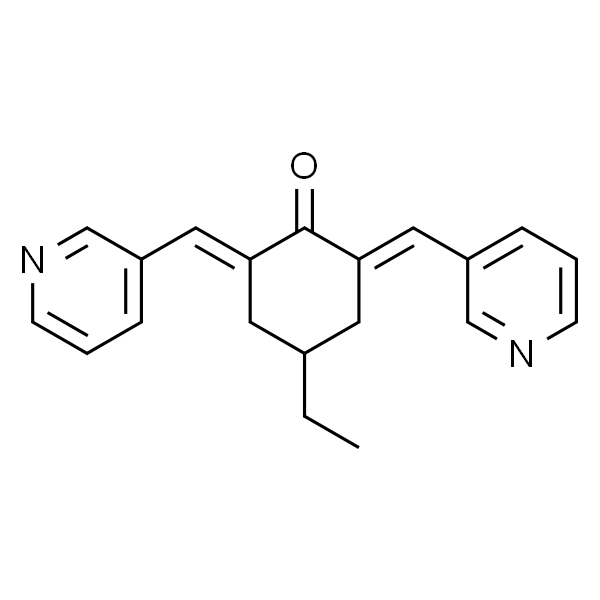 4-乙基-2,6-双(吡啶-3-基亚甲基)环己酮