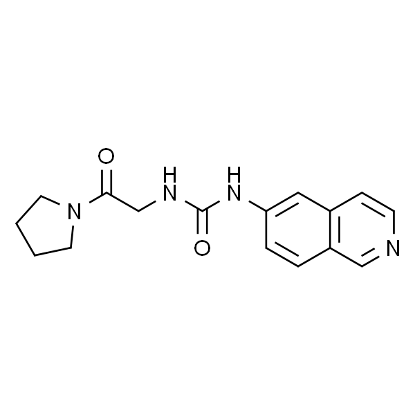 1-(异喹啉-6-基)-3-(2-氧代-2-(吡咯烷-1-基)乙基)脲