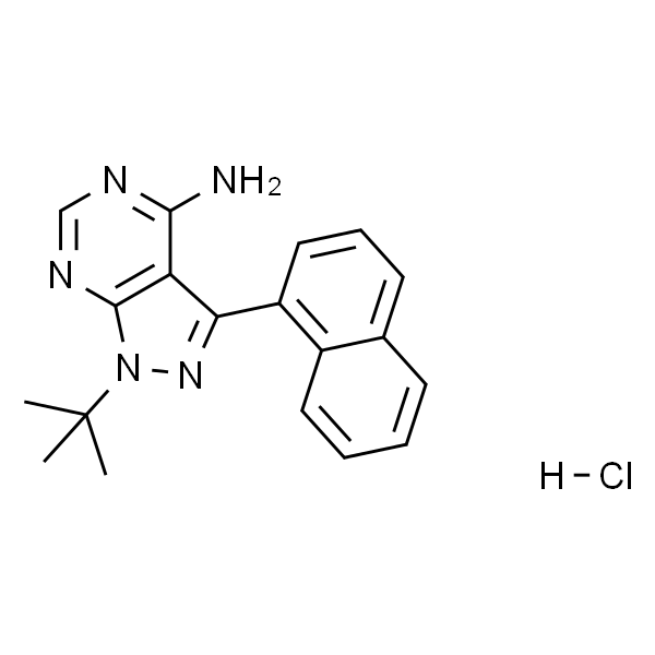 1-叔丁基-3-(1-萘基)-1H-吡唑并3,4-d嘧啶-4-胺盐酸盐