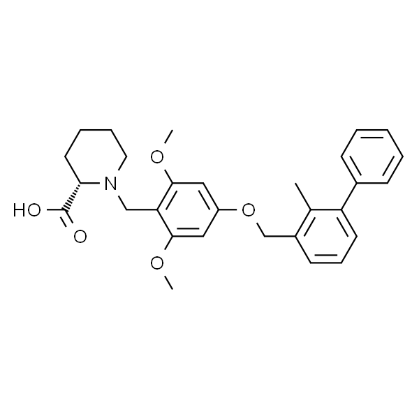 (S)-1-(2,6-二甲氧基-4-((2-甲基-1,1'-联苯-3-基)甲氧基)苄基)哌啶-2-甲酸