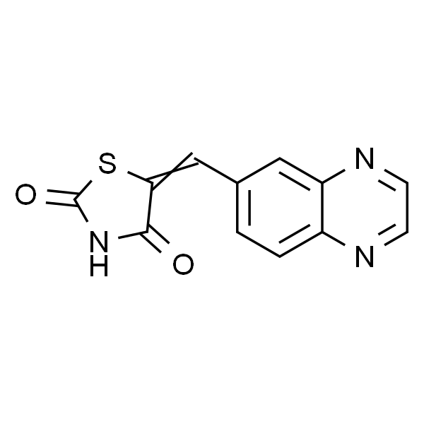 5-(6-喹喔啉亚甲基)-2,4-噻唑啉二酮