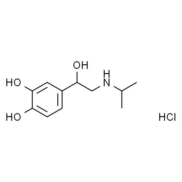 Isoprenaline (hydrochloride)   盐酸异丙肾上腺素