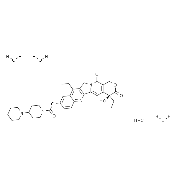 Irinotecan (hydrochloride trihydrate)  盐酸伊立替康三水