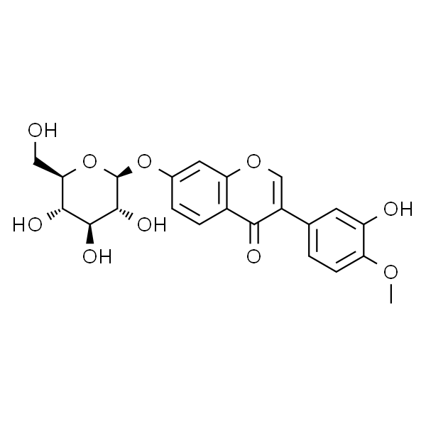 Calycosin-7-O-β-D-glucoside  毛蕊异黄酮苷