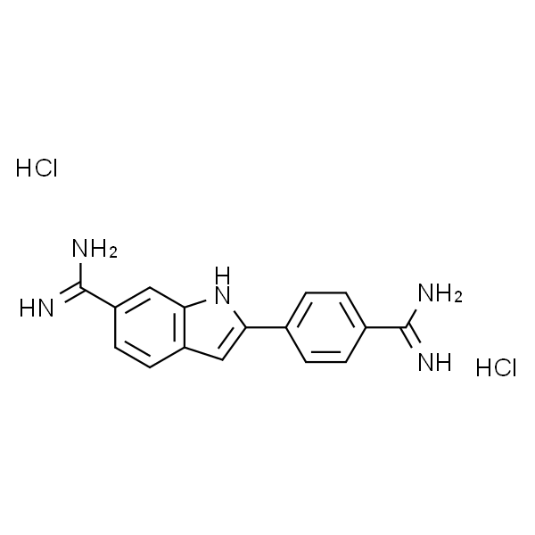 DAPI Dihydrochloride； 4',6-二脒基-2-苯基吲哚二盐酸盐