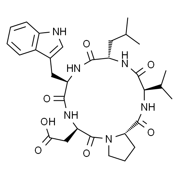 环(D-alpha-天冬氨酰-L-脯氨酰-D-缬氨酰-L-亮氨酰-D-色氨酰)