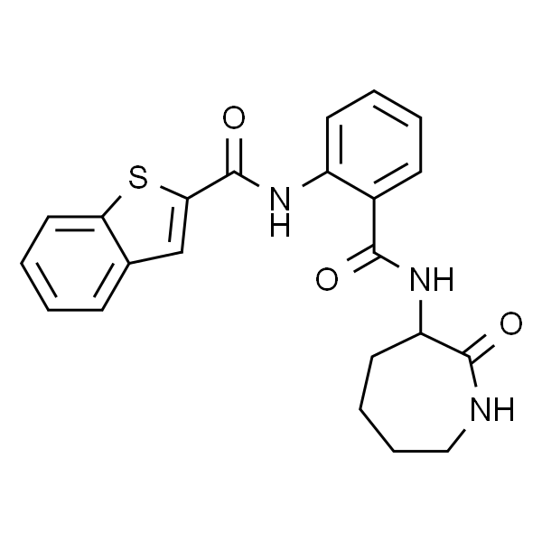 N-(2-((2-氧代氮杂环庚烷-3-基)氨甲酰)苯基)苯并噻吩-2-甲酰胺