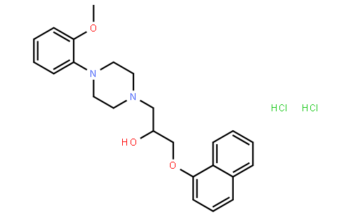 Naftopidil dihydrochloride；盐酸萘哌地尔