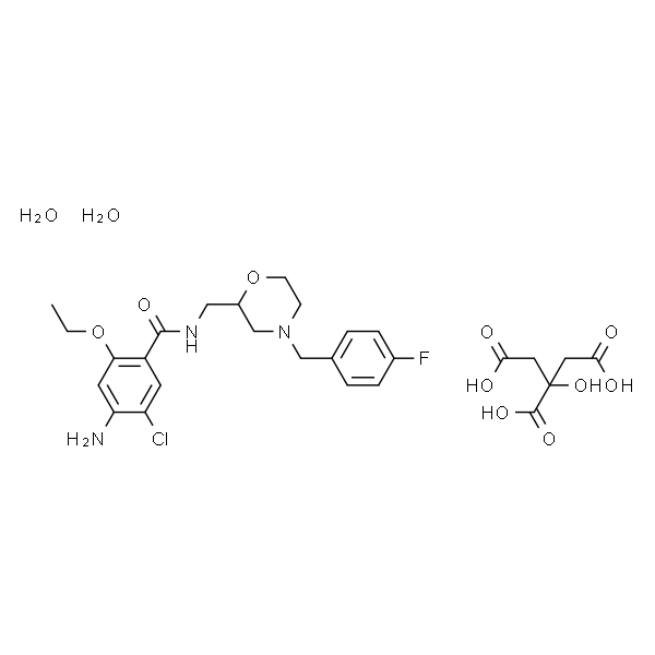 Mosapride citrate/TAK-370 citrate/AS-4370 citrate；莫沙必利柠檬酸盐