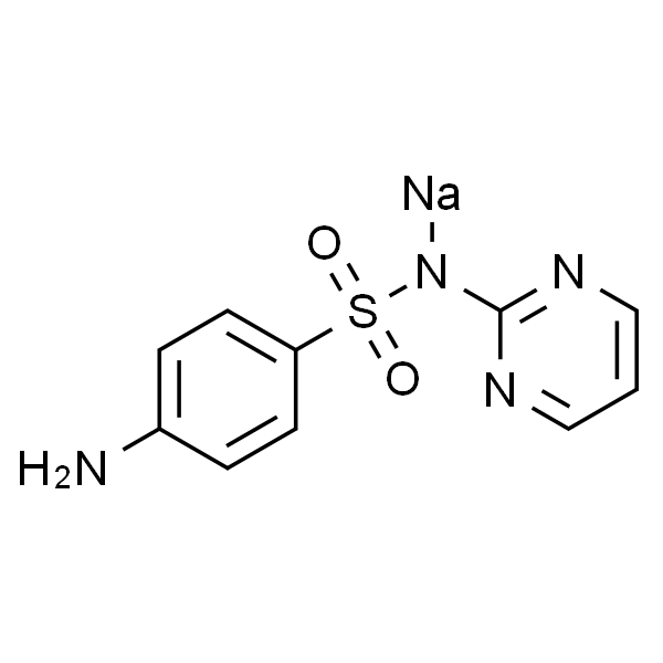 Sodium sulfadiazine；磺胺嘧啶钠