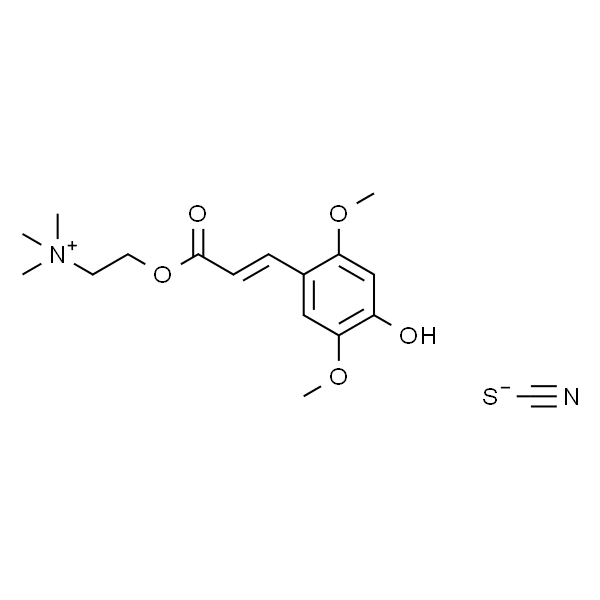 Sinapine thiocyanate；芥子碱硫氰酸盐