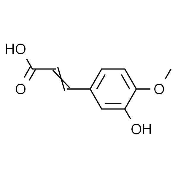 3-Hydroxy-4-methoxycinnamic acid；异阿魏酸
