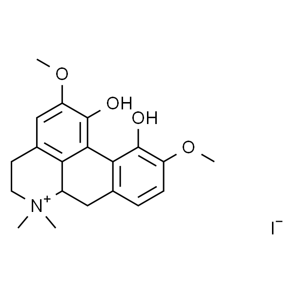 Magnoflorine iodide   碘化木兰花碱 标准品