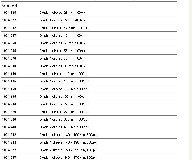 1004-110WHATMAN4号快速定性滤纸直径110mm货号1004-110
