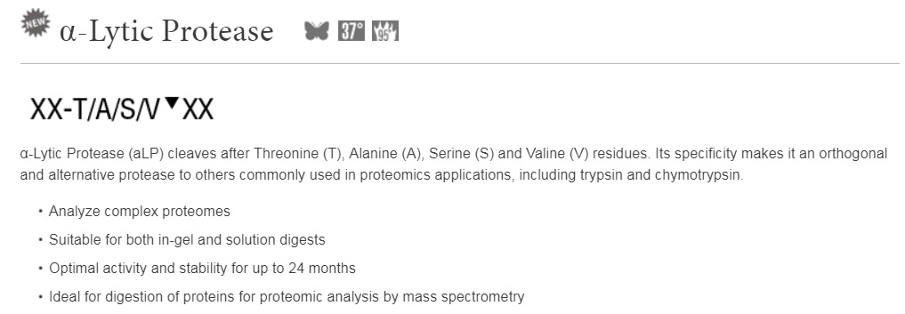 α-Lytic Protease                                  #P8113L 100 µg