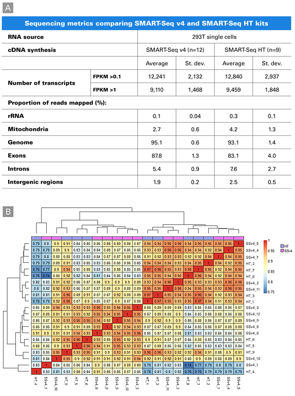 单细胞mRNA全长分析SMART-Seq HT Kit & SMART-Seq HT PLUS Kit