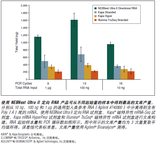 NEBNext Ultra II RNA 定向文库制备试剂盒 - 含纯化磁珠                               #E7765L 96次反应