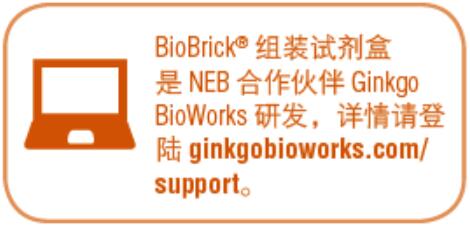 BioBrick® 组装试剂盒                                #E0546S 50 次反应