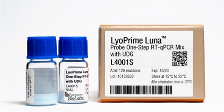 LyoPrime Luna™ 探针一步法 RT-qPCR 预混冻干粉（含 UDG）                               #L4001P 96 reactions