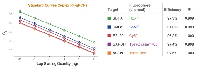 LyoPrime Luna™ 探针一步法 RT-qPCR 预混冻干粉（含 UDG）                               #L4001P 96 reactions